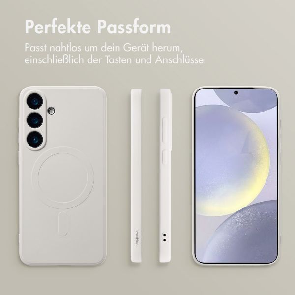 imoshion Color Back Cover mit MagSafe für das Samsung Galaxy S25 Plus - Beige