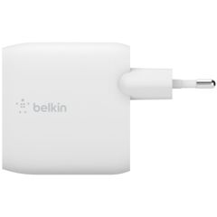 Belkin Boost↑Charge™ ﻿Dual USB Wand-Ladegerät für das iPhone 5 / 5s + Lightning Kabel - 24W - Weiß