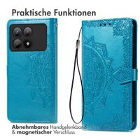 imoshion Mandala Klapphülle Xiaomi Poco X6 Pro - Türkis