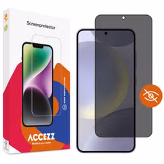 Accezz Privacy Displayschutz aus gehärtetem Glas Samsung Galaxy S24 Plus / S25 Plus