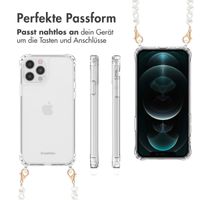 imoshion Back Cover mit Band + Armband Apple iPhone 12 Pro Max - Perlenherzen