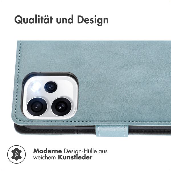imoshion Luxuriöse Klapphülle Oppo Reno15 Pro (5G) - Hellblau