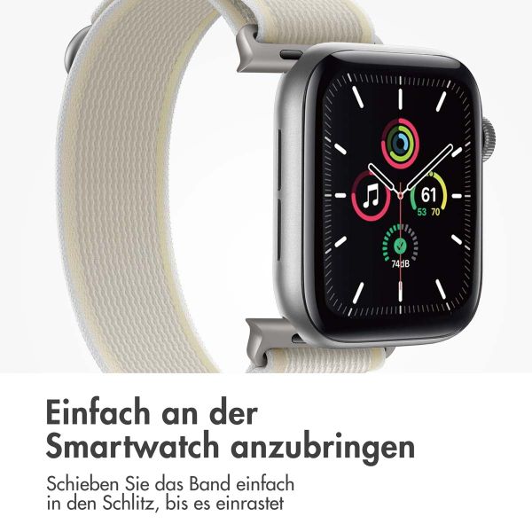 imoshion Nylon Trail Armband für das  Apple Watch Series 1 t/m 9 / SE (38/40/41 mm) | Series 10 / 11 (42 mm) - Polarstern