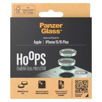 PanzerGlass Kameraprotektor Hoop Optic Rings für das iPhone 15 / 15 Plus - Green