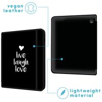 imoshion Design Slim Hard Sleepcover mit Stand für das Kobo Sage / Tolino Epos 3 - Live Laugh Love