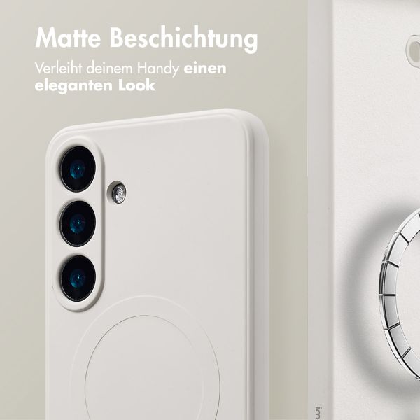 imoshion Color Back Cover mit MagSafe für das Samsung Galaxy S25 Plus - Beige