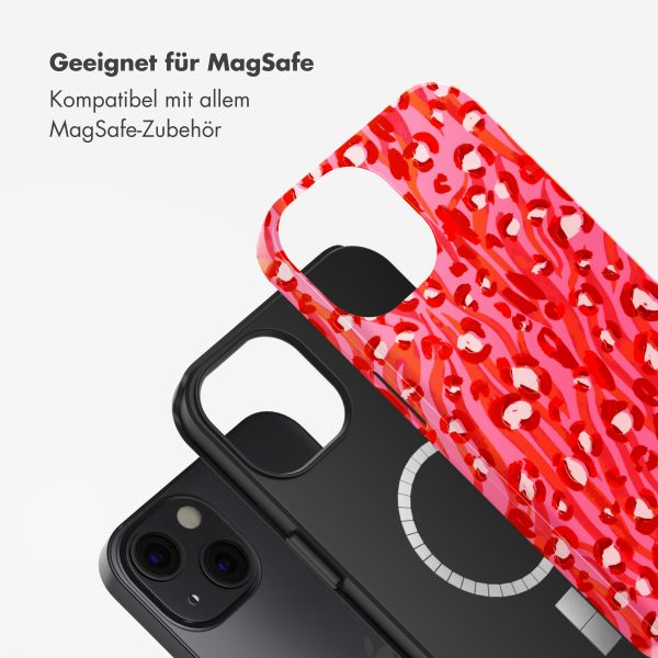 Selencia Vivid Tough Back Cover mit MagSafe für das iPhone 13 - Wild Spots Lipstick