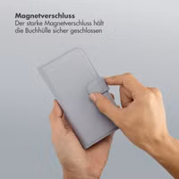 Selencia Olyn Abnehmbare Bookcase mit MagSafe Samsung Galaxy S24 FE - Grau