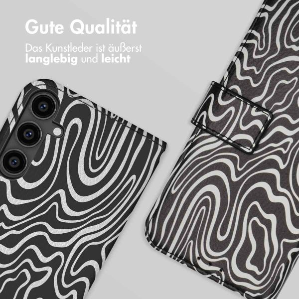imoshion Design Klapphülle Samsung Galaxy S23 FE - Black And White