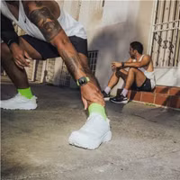 Nomad Tempo Silikonarmband für das  Apple Watch Series 1 - 11 / SE / Ultra (44/45/46/49 mm) - Wide fit - Lime