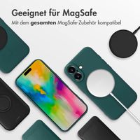 imoshion Color Back Cover mit MagSafe für das Apple iPhone 16 - Dunkelgrün