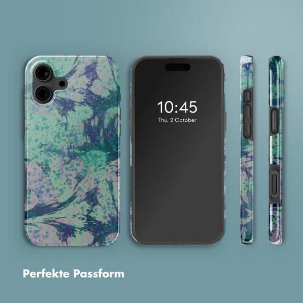 Selencia Vivid Tough Back Cover MagSafe für das Apple iPhone 16 - Fresh Paint Green