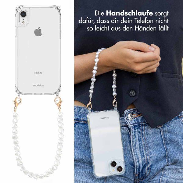 imoshion Back Cover mit Band + Armband Apple iPhone Xr - Perlenherzen