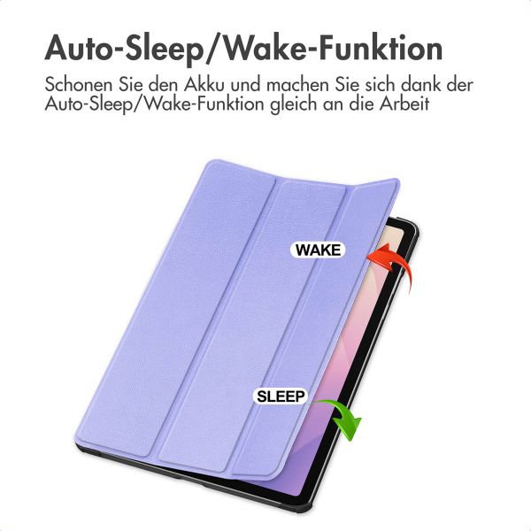 imoshion Trifold Klapphülle Samsung Galaxy Tab S11 - Lila / Lilac