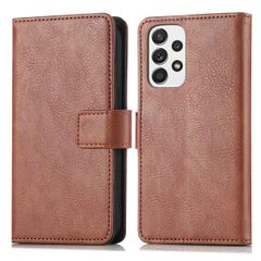 imoshion Luxuriöse Klapphülle Samsung Galaxy A53 - Braun