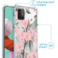 imoshion Design Hülle mit Band für das Samsung Galaxy A51 - Cherry Blossom