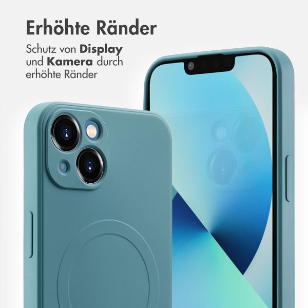 imoshion Color Back Cover mit MagSafe Apple iPhone 13 Mini - Smoke Green