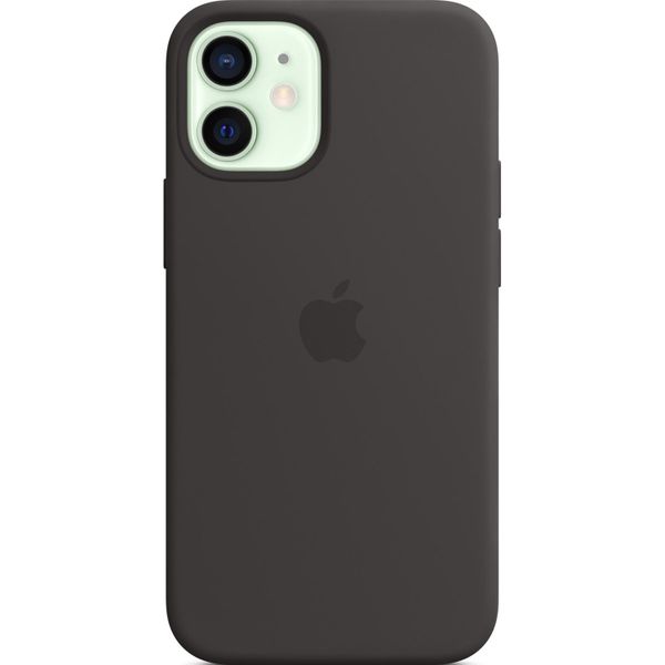 Apple Silikon-Case MagSafe iPhone 12 Mini - Black