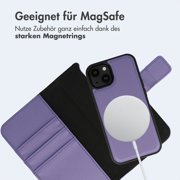 imoshion Herausnehmbare 2-in-1 Luxus-Bookcase Apple iPhone 13 - Violett