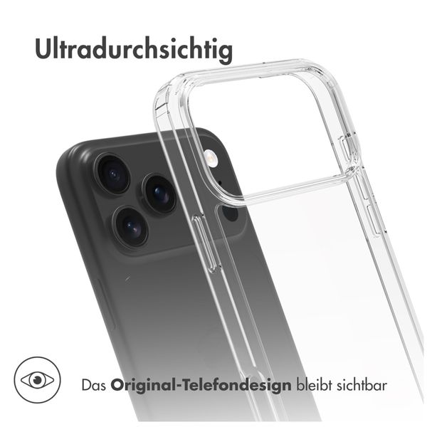Accezz Xtreme Impact Case Apple iPhone 17 Pro Max - Transparent