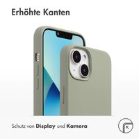 Accezz Liquid Silikoncase mit MagSafe Apple iPhone 13 - Cooper Green