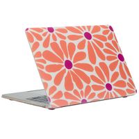 imoshion Design Laptop Cover für Apple MacBook Pro 16 Zoll (2021 / 2023 M3 / 2024 M4 / 2026 M5) - Orange Flower Connect