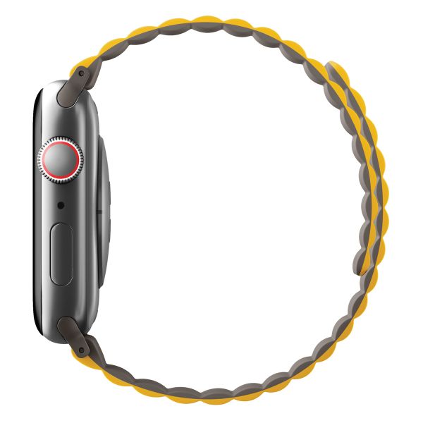 Uniq Revix doppelseitiges Armband für das  Apple Watch Series 1 t/m 11 / SE / Ultra (44/45/46/49 mm) - Mustard / Khaki