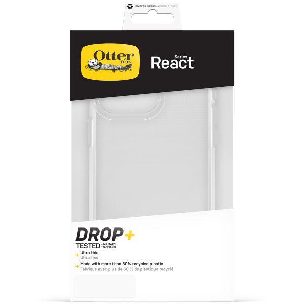 OtterBox React Backcover für das Apple iPhone 15 Pro Max - Transparent