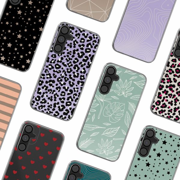 imoshion Design Hülle Samsung Galaxy A55 - Leopard Lilac