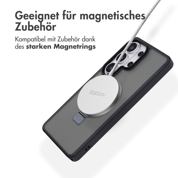 Accezz Ring Stand Backcover mit MagSafe Samsung Galaxy S26 Ultra - Schwarz