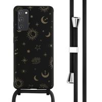 imoshion Silikonhülle design mit Band für das Samsung Galaxy S20 FE - Sky Black