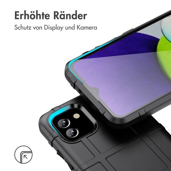 imoshion Rugged Shield Backcover für das Samsung Galaxy A03 - Schwarz