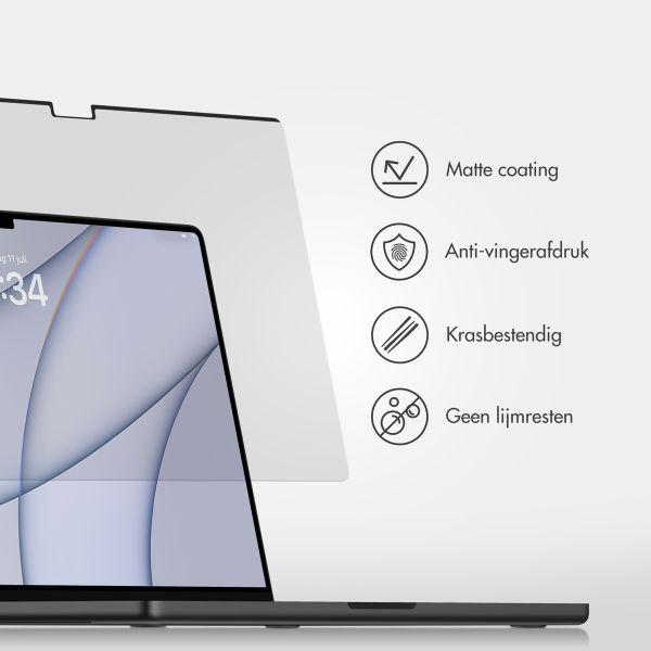 Accezz Magnetische Displayschutzfolie Apple MacBook Air 15 Zoll (2023 / 2024 M3 / 2025 M4 / 2026 M5)
