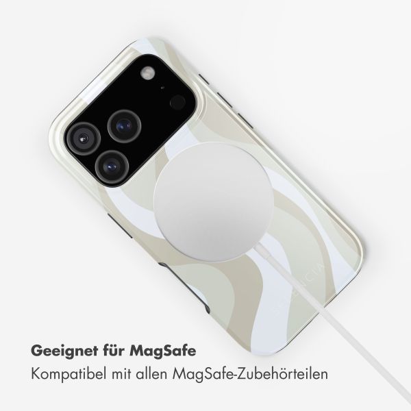 Selencia Vivid Rückabdeckung mit MagSafe Apple iPhone 17 Pro - Desert Waves Beige