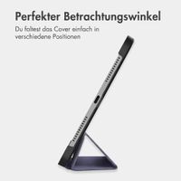 imoshion Trifold Klapphülle Apple iPad 11 (2025) 11 Zoll A16 / iPad 10 (2022) 10.9 Zoll - Blau
