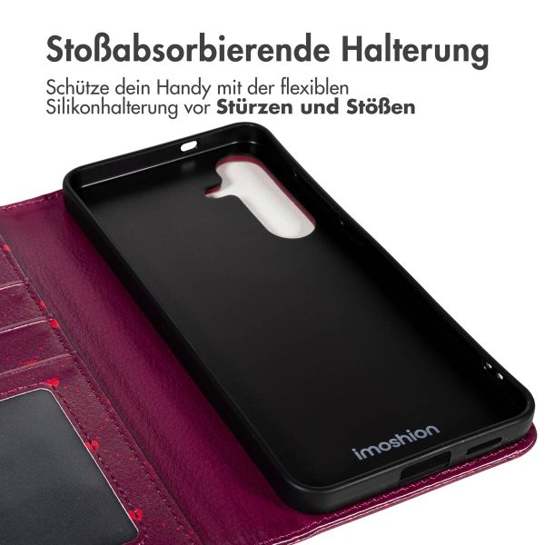 imoshion Design Klapphülle Samsung Galaxy S24 - Crush Check Coral Dust