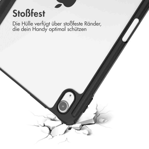 imoshion Trifold Hardcase Klapphülle Apple iPad Air 11 Zoll (2025) M3 / (2024) M2 / Air 5 (2022) / Air 4 (2020) - Schwarz