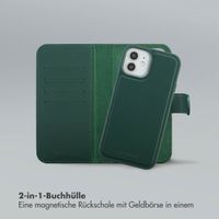 Selencia Olyn Abnehmbare Bookcase mit MagSafe Apple iPhone 12 (Pro) - Grün
