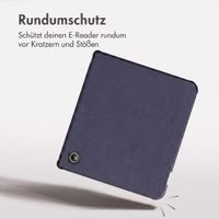 imoshion Klappbare Klapphülle Kobo Libra Colour - Dunkelblau