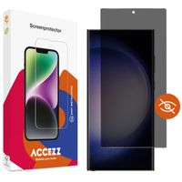 Accezz Privacy Displayschutz aus gehärtetem Glas Samsung Galaxy S23 Ultra