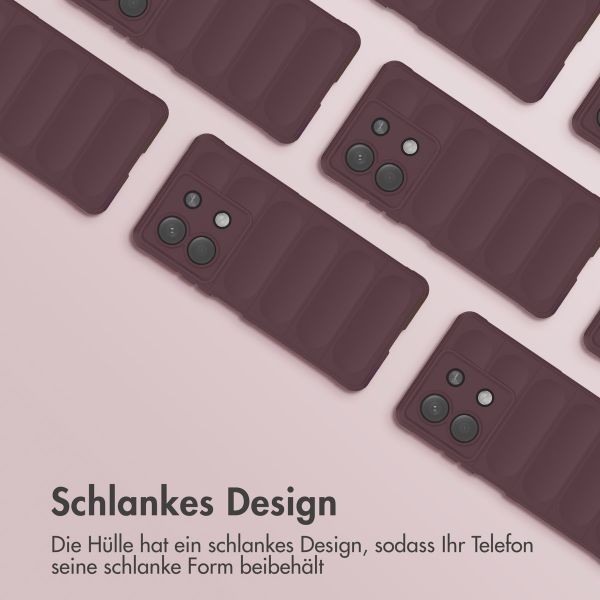 imoshion EasyGrip Back Cover für das Xiaomi Redmi Note 13 (5G) - Aubergine