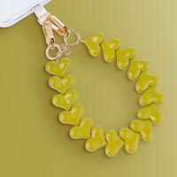 Selencia Lova Herz-Handgelenkbande - Olive Dust