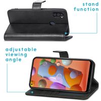 imoshion Luxuriöse Klapphülle Samsung Galaxy A11 / M11 - Schwarz