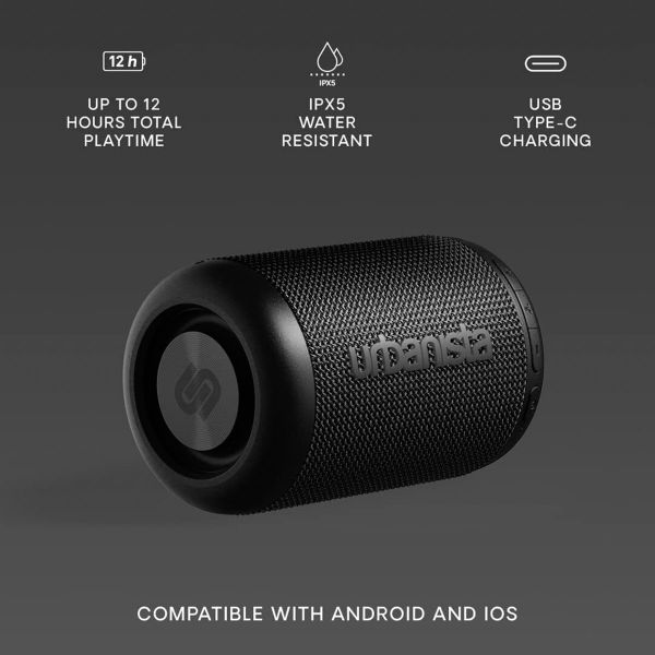 Urbanista ﻿Memphis - Bluetooth Speaker - Kabelloser Lautsprecher - Midnight Black