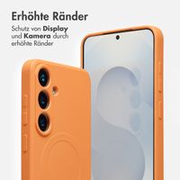 imoshion Color Back Cover mit MagSafe Samsung Galaxy S25 Plus - Neon Orange