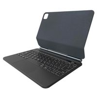 Fixed Typee QWERTY keyboard Klapphülle für das iPad Pro 11 (2024) M4 - Schwarz