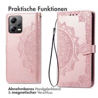 imoshion Mandala Klapphülle für das Xiaomi Poco X5 5G - Rose Gold