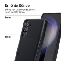 imoshion Backcover mit Kartenfach Samsung Galaxy S25 FE - Schwarz