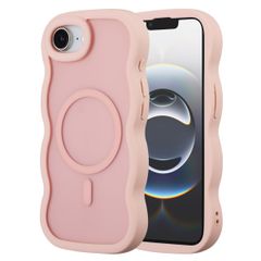 Selencia Wavy Backcover mit MagSafe Apple iPhone 16e - Soft Pink