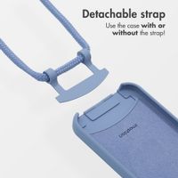 imoshion Color Backcover mit abnehmbarem Handykette und MagSafe Apple iPhone 15 - Ash Blue